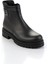 Siyah Siyah Hakiki Deri Kadın Bot & Bootie K02040500003 2