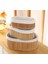 3’lü Oval Bambu Sepet Organizer Düzenleyici Saklama Kutusu 1
