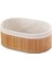 3’lü Oval Bambu Sepet Organizer Düzenleyici Saklama Kutusu 3