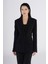 Blazer Siyah Krep Ceket | Stil Sahibi, Modern ve Rahat Ofis - Günlük Kombinler 2