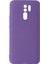 Xiaomi Redmi 9 Kılıf Nano Içi Kadife Silikon - Mor 1
