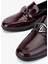 Kadın Hakiki Deri Bordo Rugan Loafer Ayakkabı 1065 2007 Bn Ayk SK25-26 Bordo Rgn 3