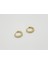 14K Gold Plated Classic Hoop Küpe 1