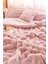Tomris Tavşan Tüyü Çift Kişilik Yatak Örtüsü 220X240 cm Pudra 1