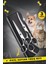 3 Parça Kavisli Kedi Köpek Çantalı Pet Kuaför Tıraş Seti Titanium Grey 1
