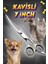 3 Parça Kavisli Kedi Köpek Çantalı Pet Kuaför Tıraş Seti Titanium Grey 2