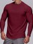 Erkek Running Sports Reglan Oval Kesim Uzun Kollu Pamuklu Penye T-Shirt 3