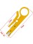 Mini Taşınabilir Tel Stripper Bıçak Crimper Pense Sıkma Aracı Kablo Sıyırma Tel Kesici Sarı Cn 3