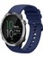 Garmin Forerunner 645 / 645 Music ile Uyumlu Kordon Jel Silikon Tokalı Kayış 1