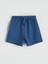 Yeni Sezon Beli Lastikli Basic Erkek Bebek Şort 2'li 2