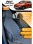 Terletmez Oto Koltuk Koruyucu Kılıf %100 Pamuk 5 Li Tam Set Füme Fiat Egea Cross 1