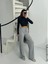 Fitilli Şardonlu Pantolon Gri A4058 1