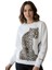 Sweatshirt Şardonlu Kaplan Leopar Baskılı Basic Uzun Kollu Ribanalı Yuvarlak Yaka Sweat 2