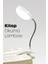 Kitap Okuma Lambası Kıskaçlı Bükülebilir 5 LED Midi Çalışma Işığı Pilli Spiral Gövde MY005 1