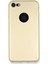 iPhone 7 Kılıf First Silikon - Gold 1