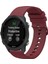 Garmin Forerunner 245 / 245 Music ile Uyumlu Kordon Jel Silikon Tokalı Kayış 1