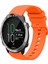 Garmin Forerunner 645 / 645 Music ile Uyumlu Kordon Jel Silikon Tokalı Kayış 1