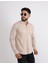Likralı Pamuklu Armürlü Kumaş Casual Modern Erkek Gömlek 2