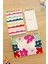3'lü Spiralli Masaüstü Planlayıcı Set Papatyalar 24x17 cm 52 Yaprak Renkli 6