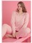 Büyük Beden Pamuklu Dantel Işlemeli Pijama Takımı 1