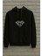 Yyz Store Elmas Baskılı 3 Iplik Şardonlu Kapüşonlu Sweatshirt 3