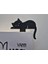 Uyuyan Kedi Siyah 3D Baskı Kitap Ayracı 3 Adet 1