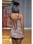 Moonlight 307 Yılan Desen Gecelik ve String Takım 1