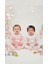 Baskılı 2\'li Kız Bebek Tulum Seti 3-24 Ay KD53128 1