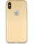 iPhone x Kılıf First Silikon - Gold 1