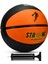 Strong Basketbol Topu Pompalı Full Kauçuk Dayanıklı Deep Channel Kabartma No:7 B12 Turuncu 2