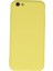 iPhone 6 Plus Kılıf Nano Içi Kadife Silikon - Sarı 1