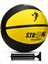 Strong Basketbol Topu Pompalı Full Kauçuk Dayanıklı Deep Channel Kabartma No:7 B12 Sarı 2