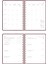 2026 A5 Spiralli Haftalık Ajanda 12 Aylık - Bordo Kalp 5