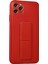 iPhone 11 Pro Max Kılıf Coco Deri Standlı Kapak - Kırmızı 2