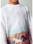 Erkek Çocuk 4-10 Yaş Beyaz At Baskılı %100 Pamuk Uzun Kollu Tişört 2