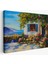 Deniz Manzaralı Güzel Ev Dekoratif Kanvas Duvar TABLOSU-3437 1
