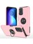 Xiaomi Poco F3 Kılıf Elit Yüzüklü Kapak - Pembe 1