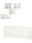 Tv Ünitesi, Beyaz, 180X42X220 Cm, Lappvıken 1