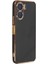 Vivo Y16 Kılıf Volet Silikon - Siyah 1