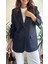 Kadın Lacivert Blazer Ceket 4