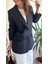 Kadın Lacivert Blazer Ceket 5