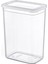 Life Tower Premium Dikdörtgen 3’lü Saklama Kabı Seti – 2400 ml Geniş Hacim, Şeffaf Gövde ve Dikey Istifleme Konforu 1