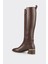 Kahve Deri Kadın Çizme 3