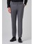 Erkek Gri Klasik Slim Fit Dar Kesim Pantolon 1