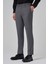 Erkek Gri Klasik Slim Fit Dar Kesim Pantolon 3