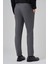 Erkek Gri Klasik Slim Fit Dar Kesim Pantolon 5
