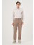 Erkek Vizon Yazlık Pamuk Yan Cep Slim Fit Chino Pantolon 2