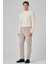 Erkek Taş Pamuk Trend Fitilli Kadife Lastikli Slim Fit Pantolon 2
