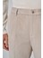 Erkek Taş Pamuk Trend Fitilli Kadife Lastikli Slim Fit Pantolon 4