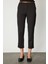 Beli Kemerli Desenli Pantolon Kahve 64155 2